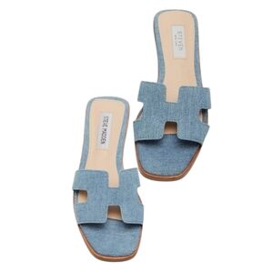 Steve Madden- Haydn Denim Fabric Slide